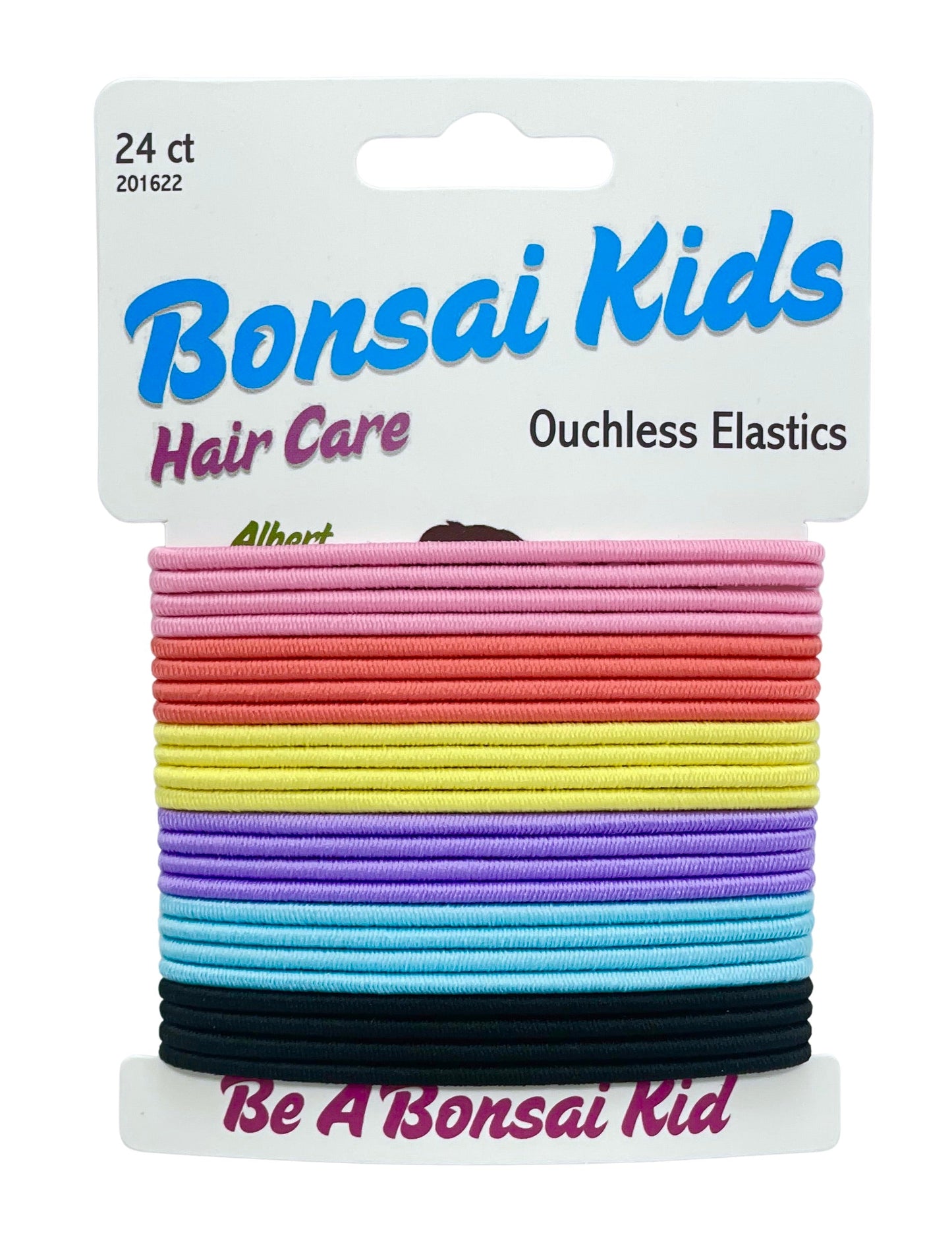 Bonsai Kids Ouchless Elastics-Pain-free, damage-free elastics won't snag or pull your hair.