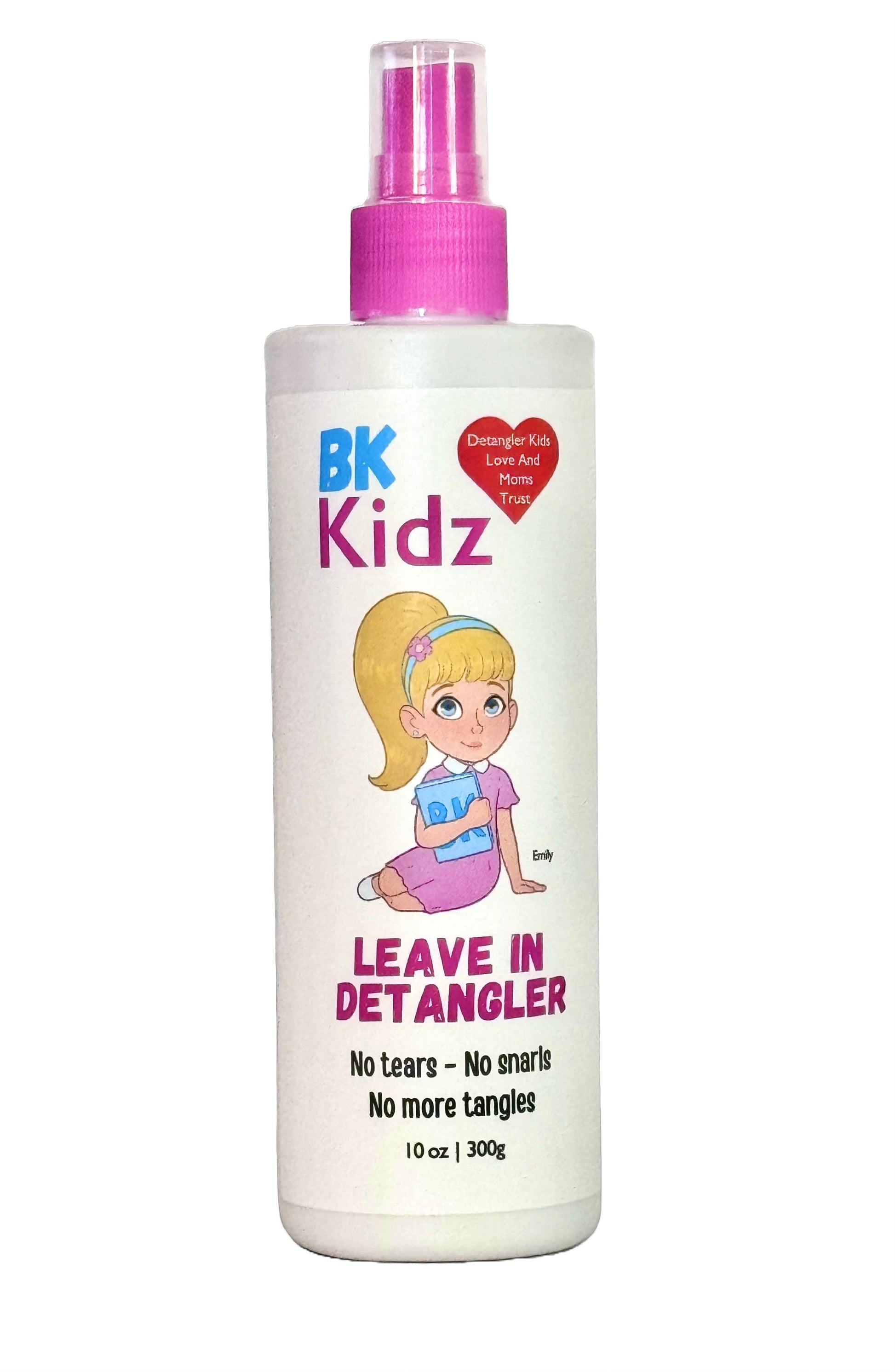 Bk Kidz Hair Detangler 10oz spray bottle 