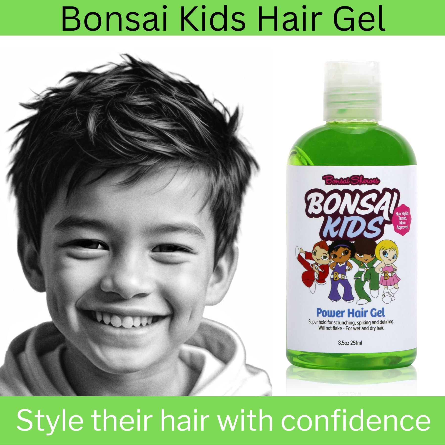 Hair Gel for Boys and Toddlers