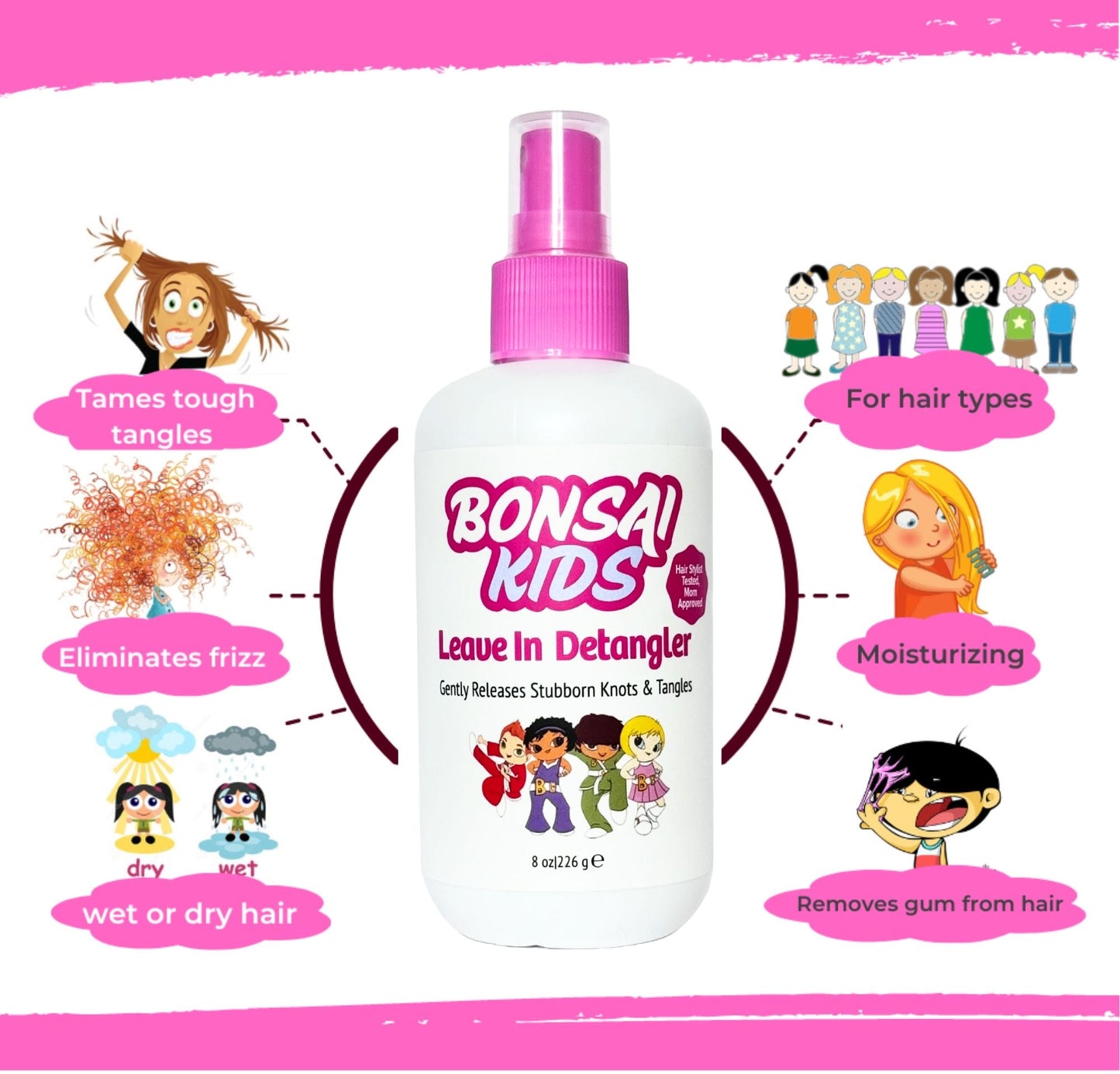 why choose Bonsai Leave in Detangler Spray