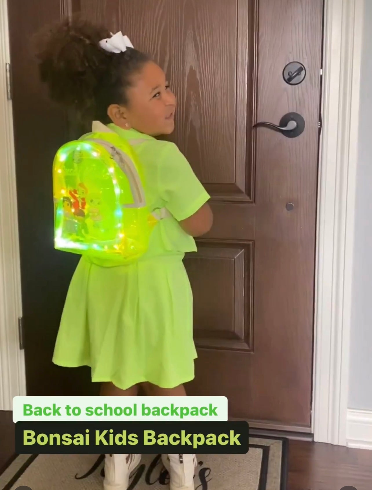 Bonsai kids light up backpack reviews