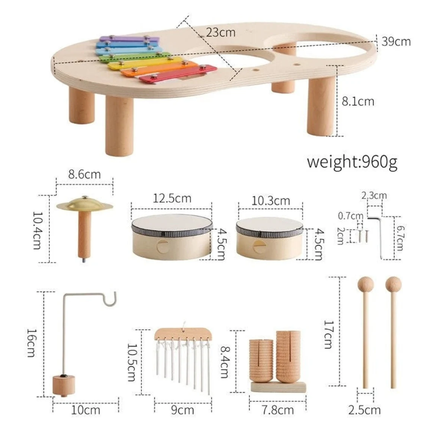 kids wooden toy instrument 