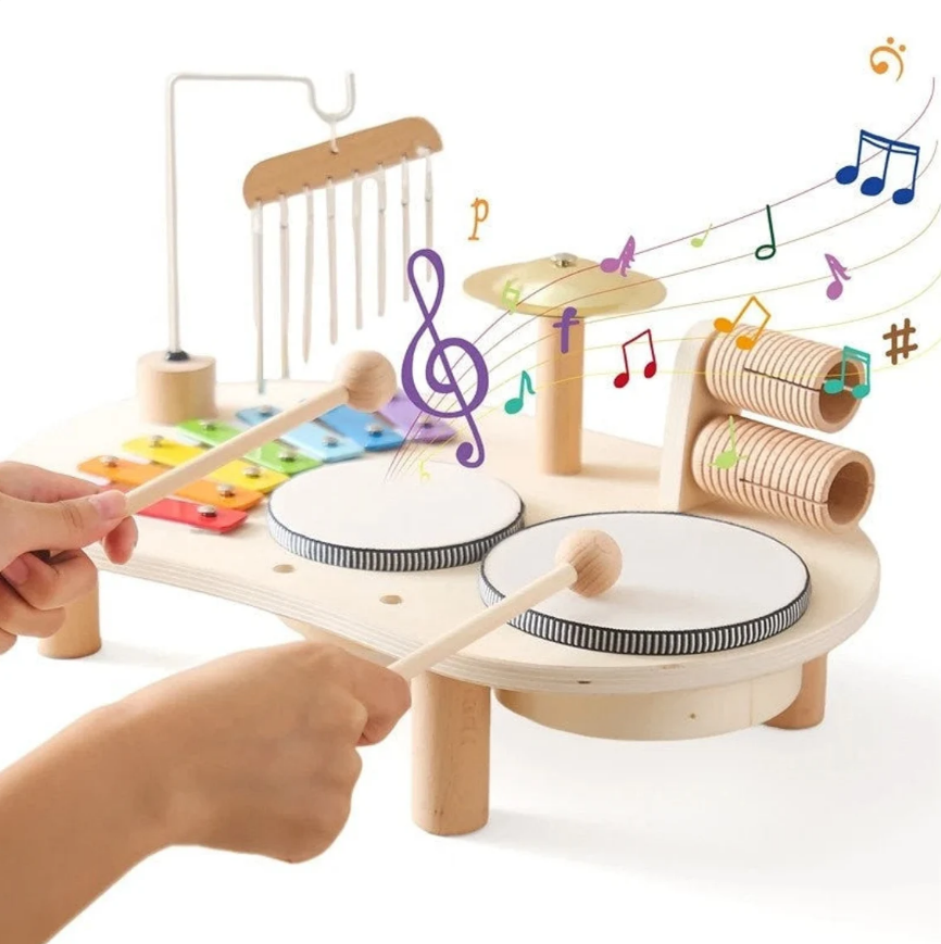 kids wooden toy instrument 