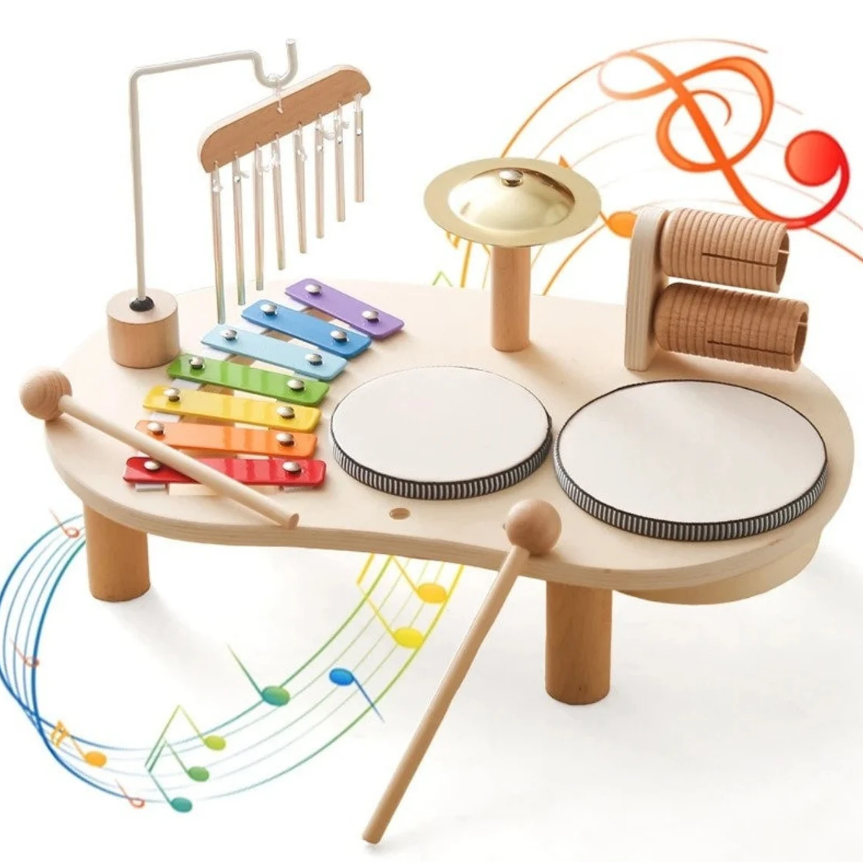 wooden toy instrument for kids 