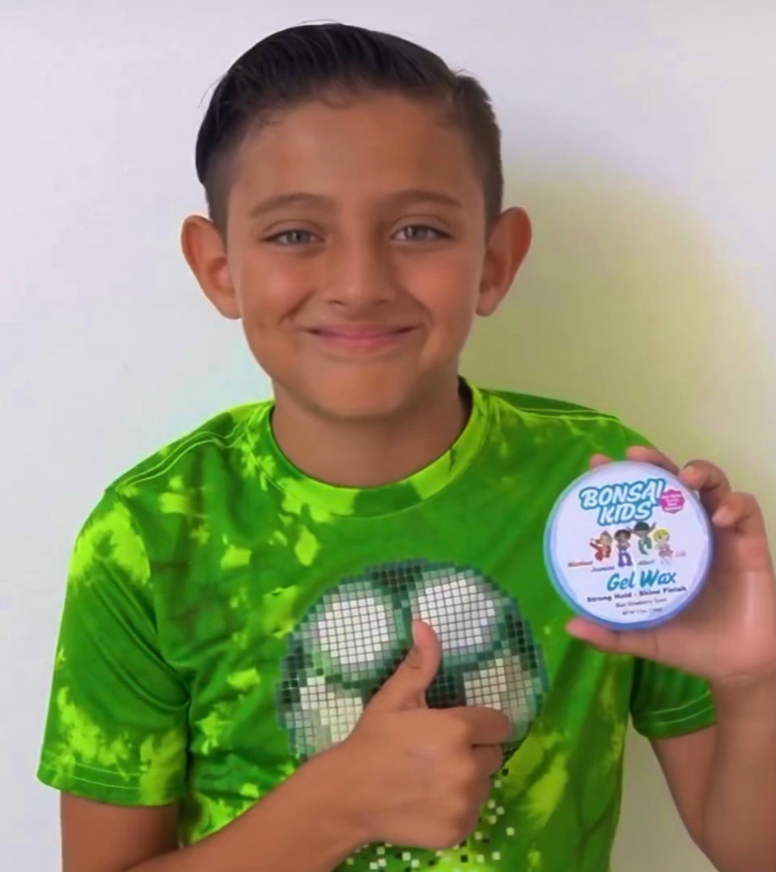 Children’s gel wax all day hold hairstyle