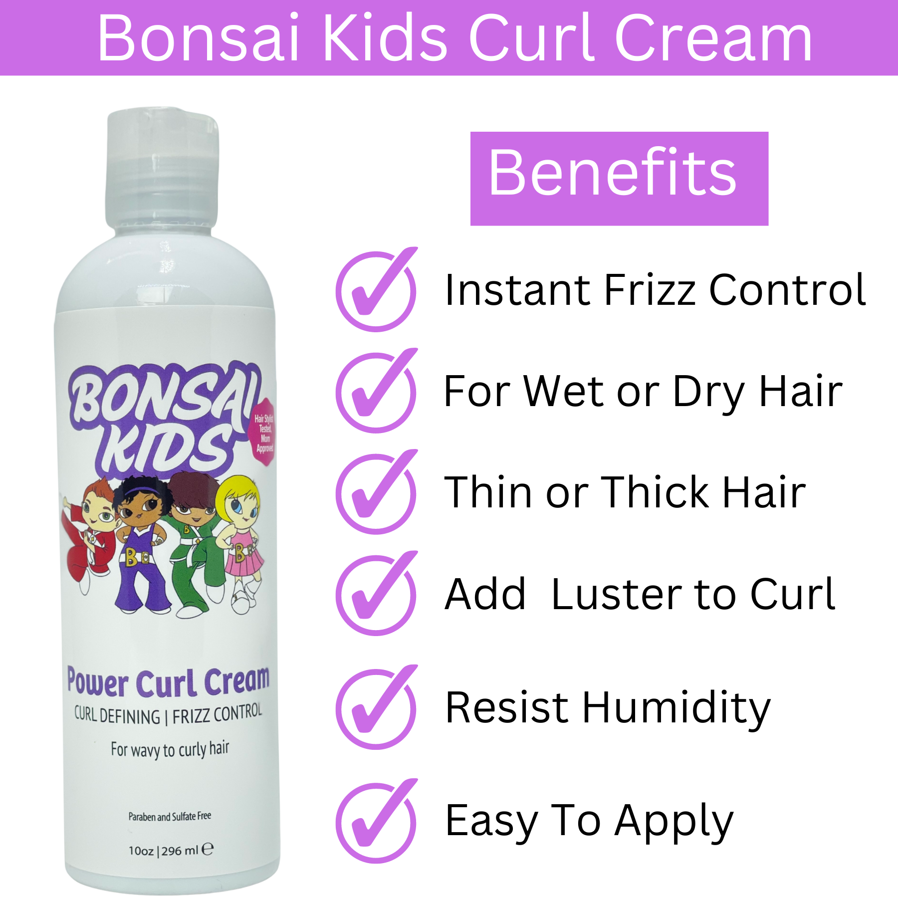 Bonsai Kids Curl Cream benefits